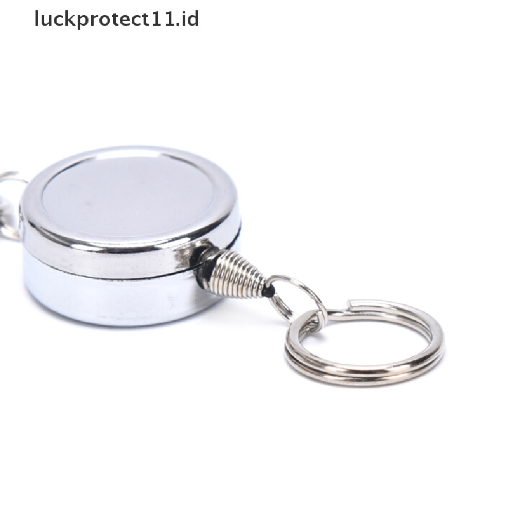 /Fashion Hot// Fashion// Ditarik Tarik Kunci Ring Rantai Klip Carabiner Holder Recoil Extendsl Gantungan Kunci.