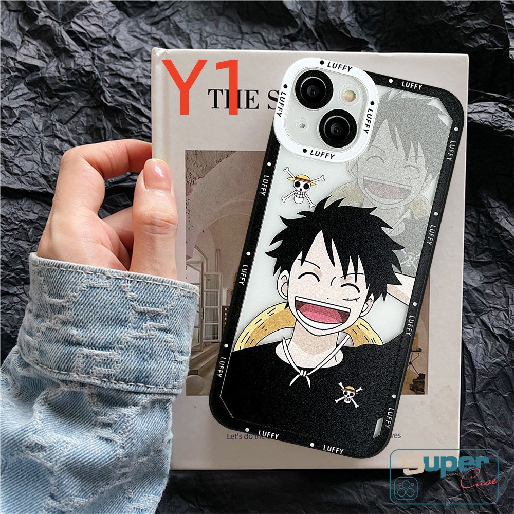 Realme C31 C55 C15 C33 C35 C25 C12 C25Y C21Y C30 C20 C11 C21 C25s C3 C20A GT 8Pro 8 6i 8i 9 10 Pro Plus 5i 9 5 9i 5s Trendy Kartun Anime One Piece Luffy Zoro Soft TPU Casing Belakang