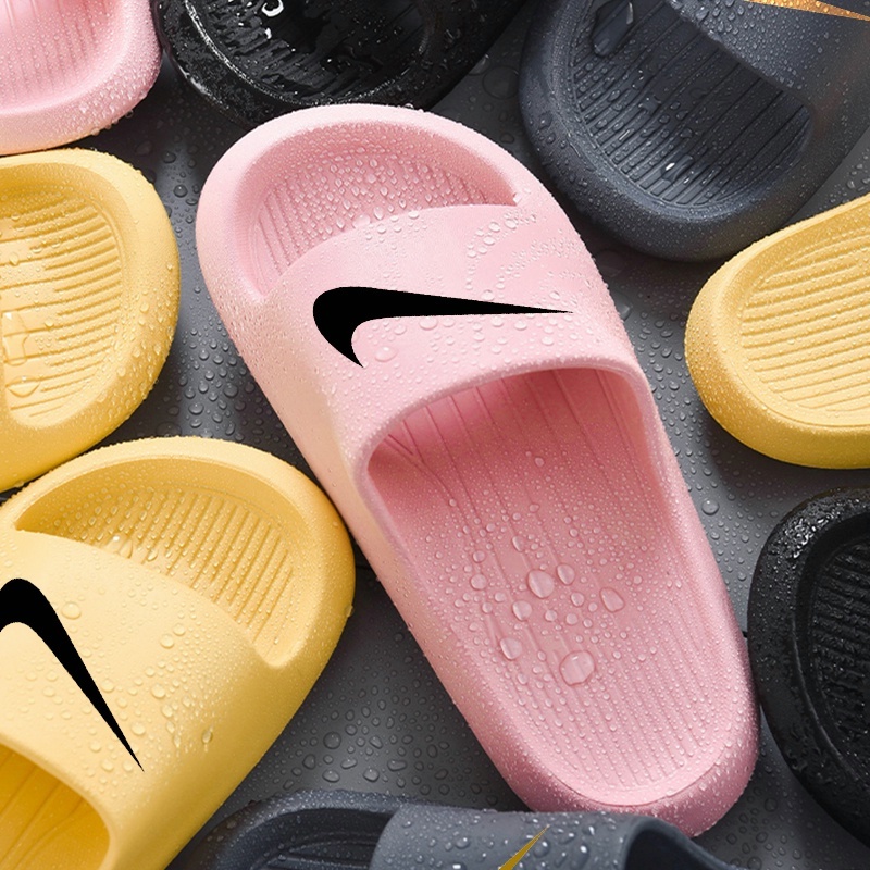 Sandal NIKE Wanita Sendal Slip On Wanita Sendal Pasangan Rumah Tangga Non-Slip Kamar Mandi Sandal Dan Sandal Musim Panas SIZE 36-40