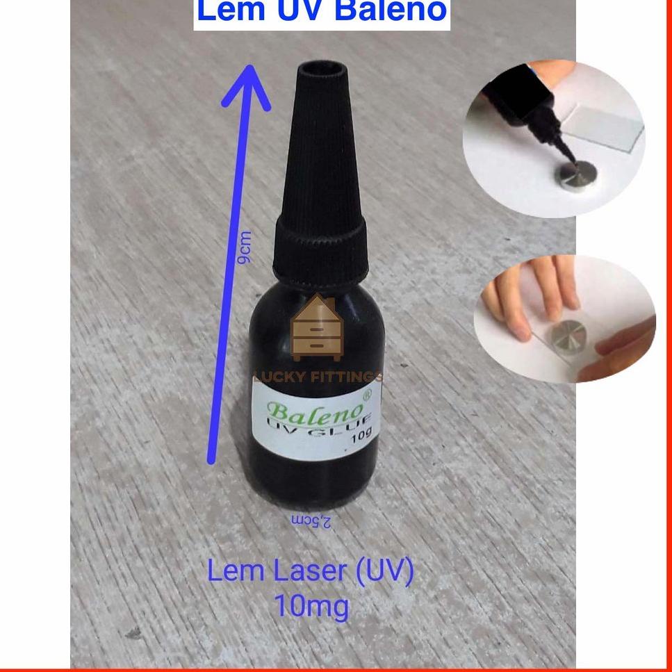 [D-O1]✪✔ Lem UV Glue Laser Kaca Tatakan Besi Pen Iklan Paku 10 g / Meja Kaki viral