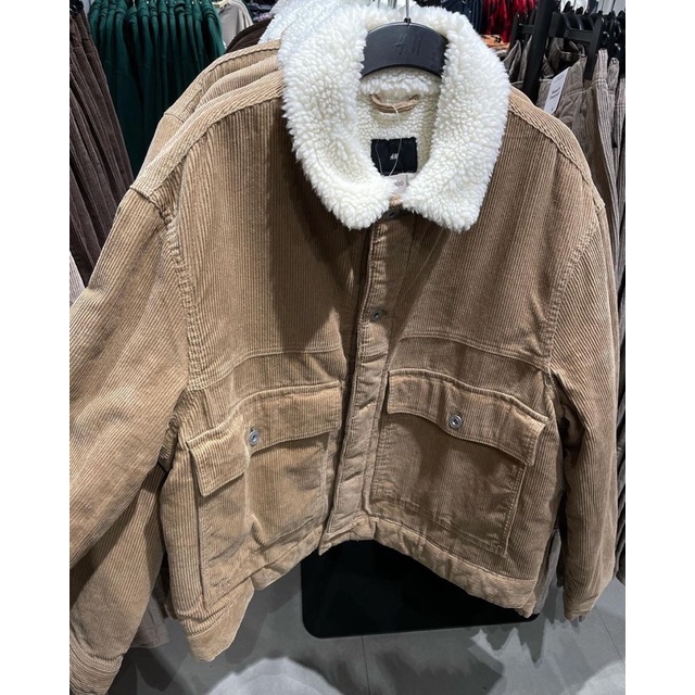 H&M Sherpa Corduroy Jacket