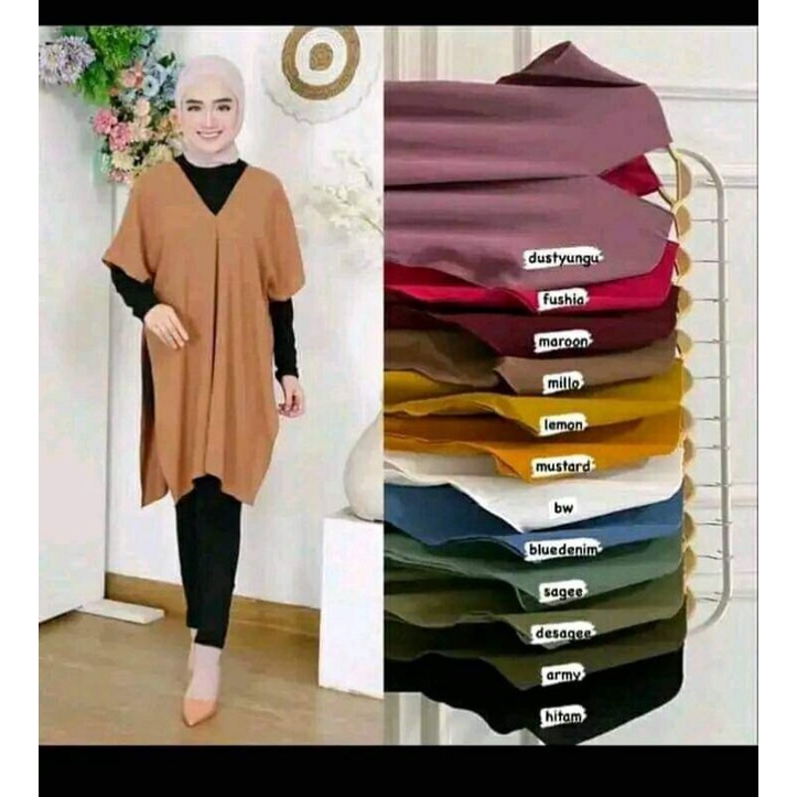 LONG SQUARE NAGITA | CRINKLE AIRFLOW