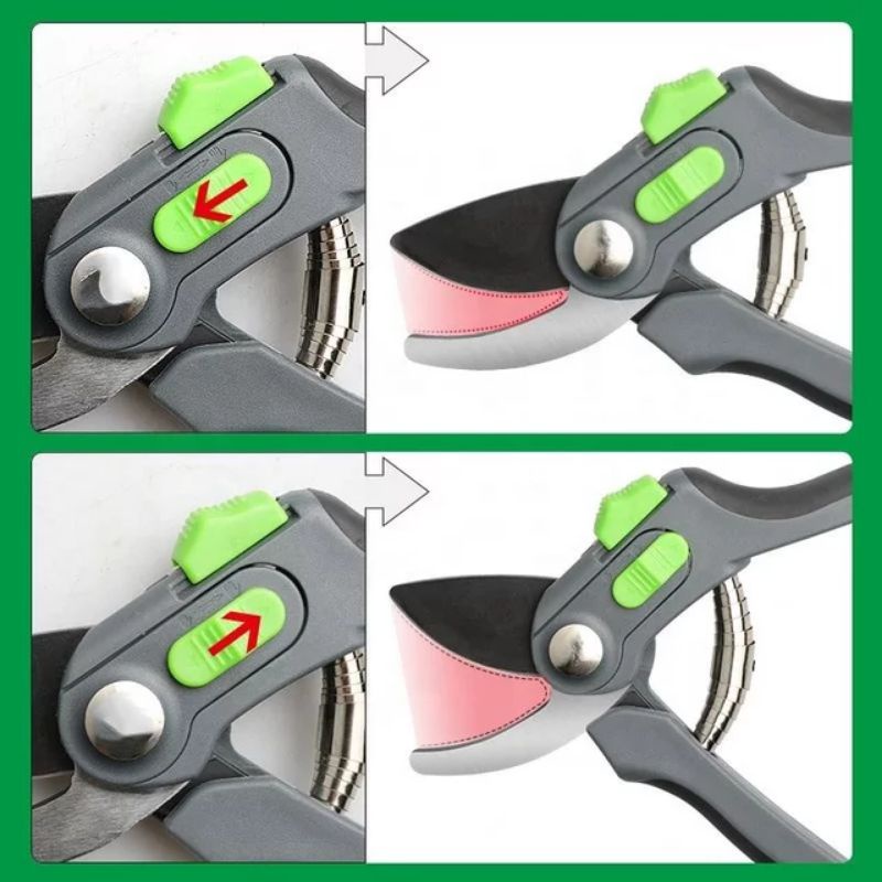 Gunting Tajam Dahan Ranting Pohon Taman ORI Tumbuhan Pruning Shear Scissors KNIFEZER