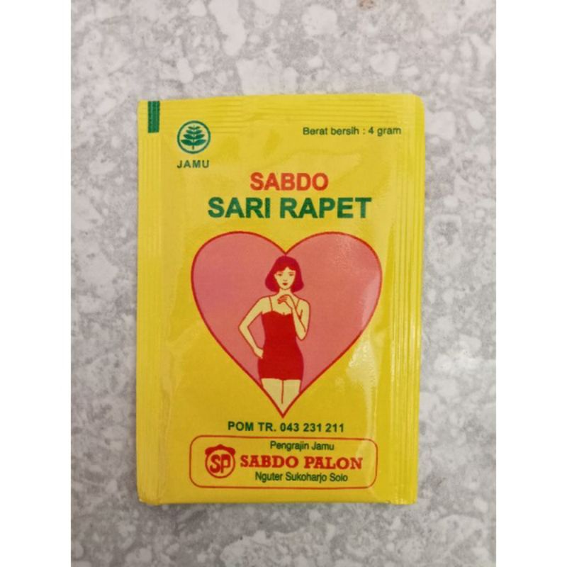 

Jamu Serbuk Herbal Sari Rapet Sabdo Palon isi 10 Sachet