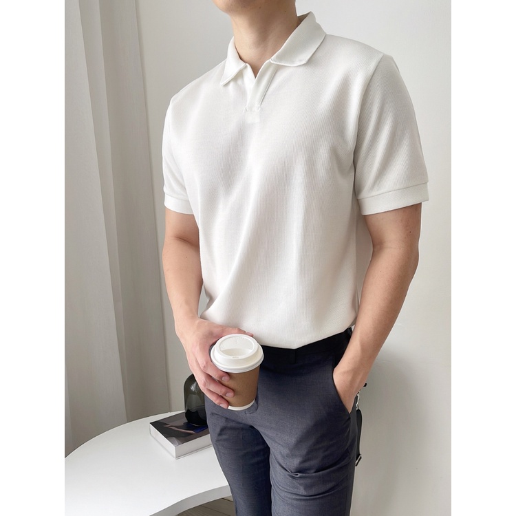 Kadaka MT-0167 Polo Shirt Basic Pria Cotton Stretch