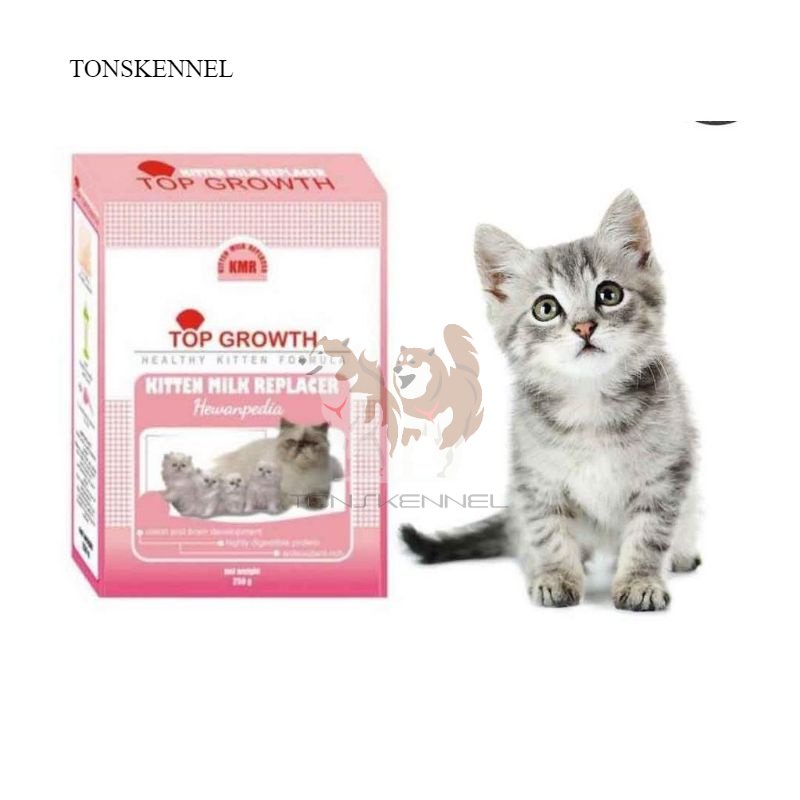 Susu Top Growth Kitten Milk Replacer Sachet 30gr 30 gr Growssy Bayi Kucing Cat Freelac Micucu Box No Laktosa