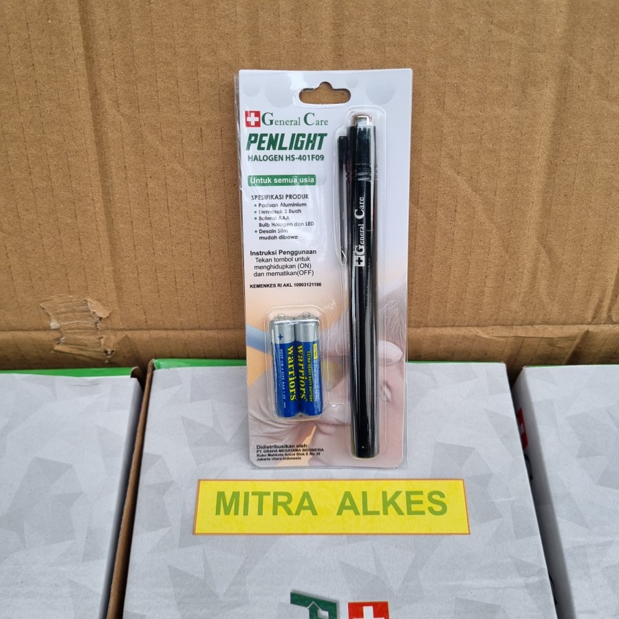 Pen Light General Care. Pen Light GC. Senter Dokter GC. Diagnostic Lamp GC. Diagnostik Lamp NG