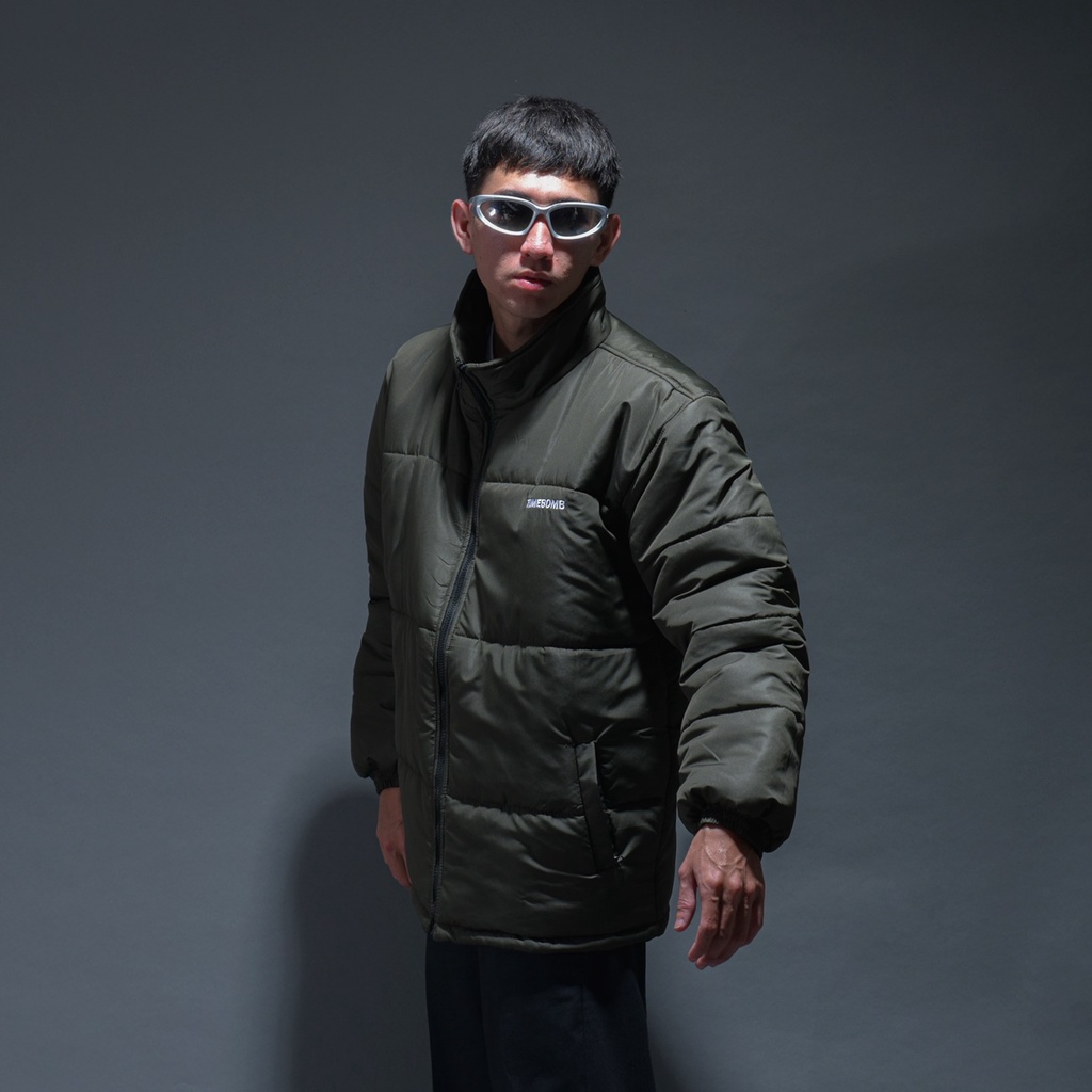 TIMEBOMB JACKET | Puffer Coat Jaket | Jaket Puffer ARMY