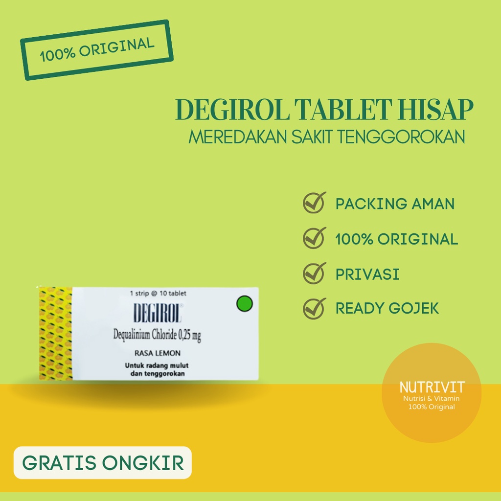 DEGIROL STRIP 10 tablet