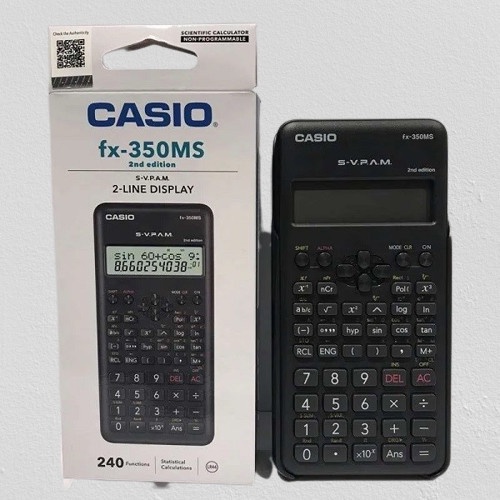 

FREE ONGKIR Kalkulator Scientific FX 350-MS Casio / Calculator FX-350MS Original