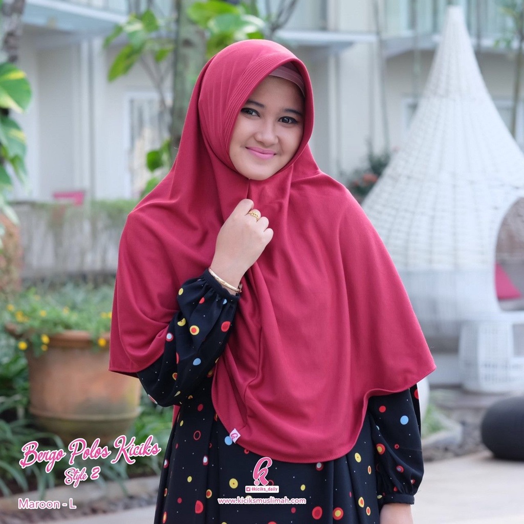 BERGO BY KICIKS MUSLIMAH/BERGO/KHIMAR/HIJAB