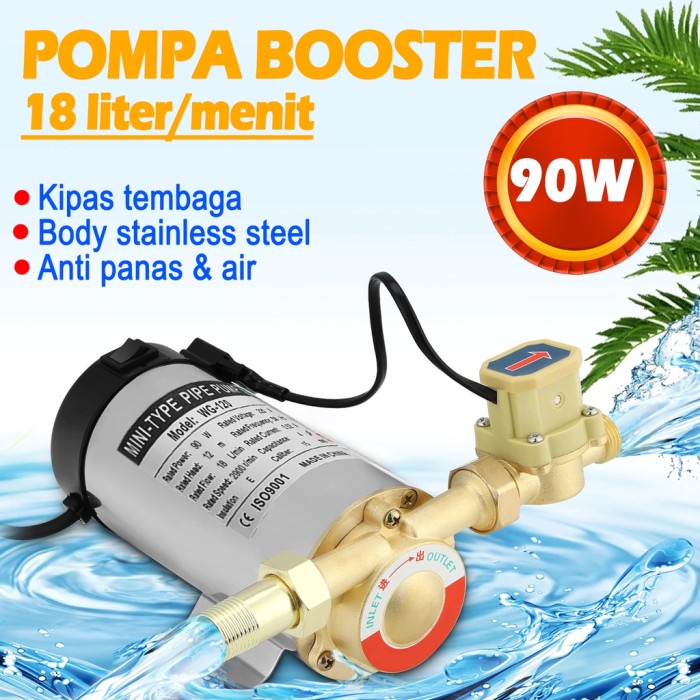 Pompa Pompa Dorong Air Booster Pump Mesin Pompa Pendorong Pompa Air Otomatis