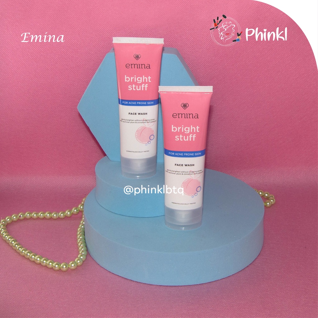 `ღ´ PHINKL `ღ´ ╰☆☆ 𝔢мιℕά ☆☆╮ Emina Acne Prone Face Wash jerawat kecil meradang