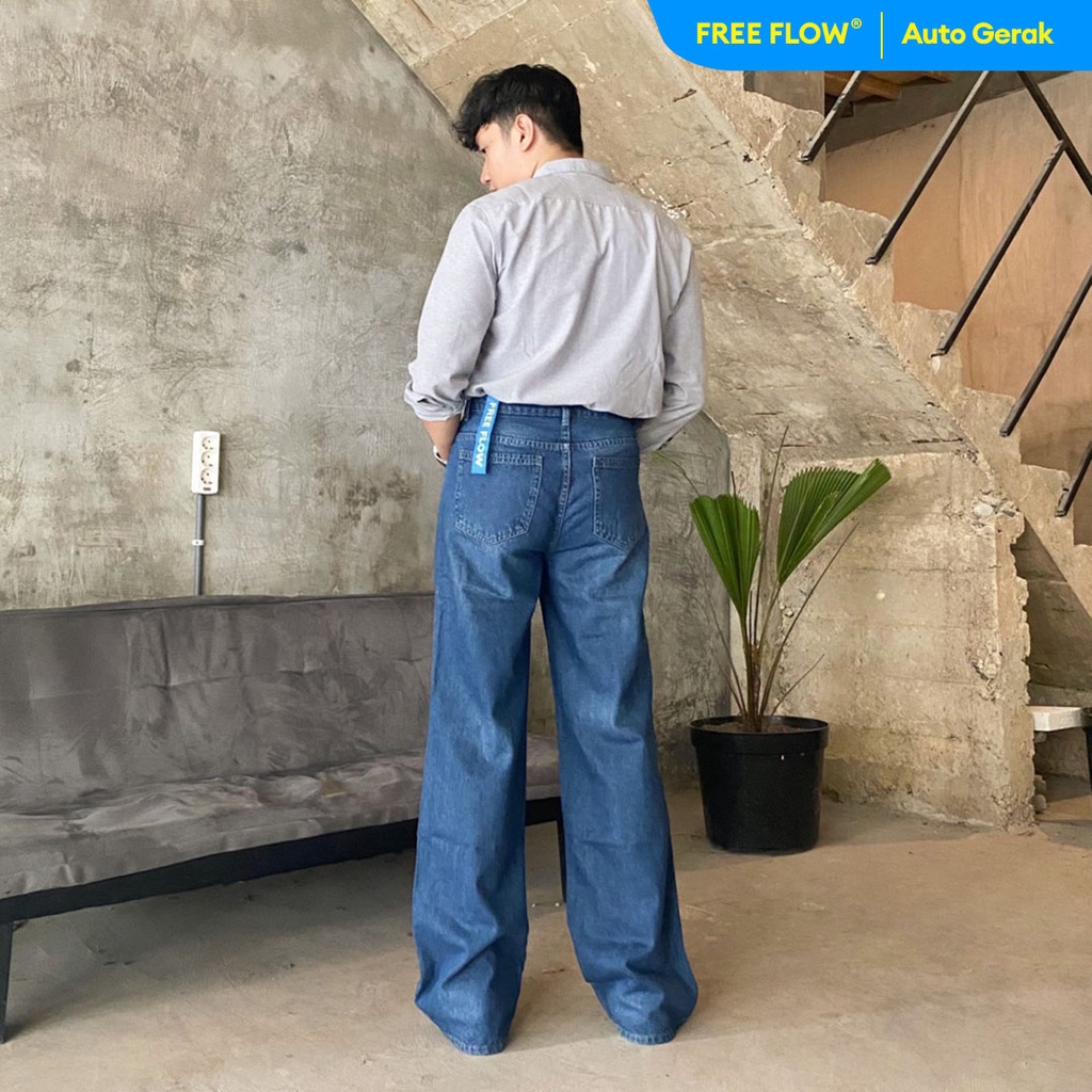 JINISO - Baggy Loose Jeans Pria 553