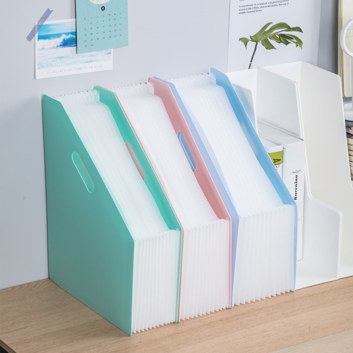 

BERKUALITAS Deli Standing File A4 100% bahan impor EB41102 Code 3947