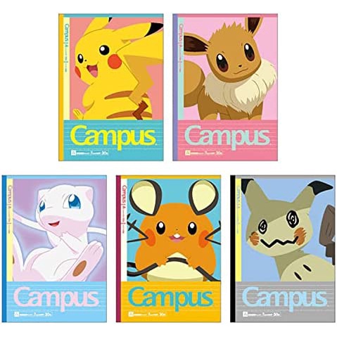 

Showa Note Kokuyo Campus B5 Pokemon Ruled Dots Notebook 30 Sheets