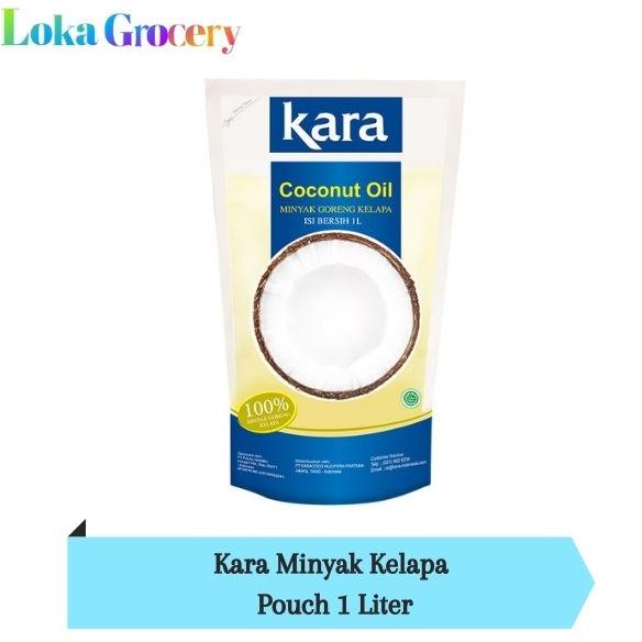 

✬Ready TKK8I Kara Minyak Goreng Kelapa Pouch 1 Liter exp 2025 V75 Terlaris