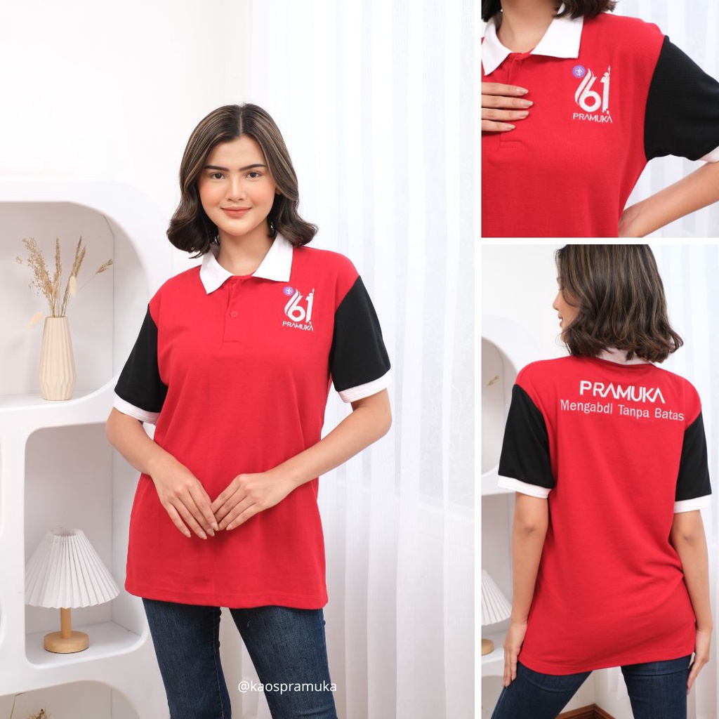 Kaos Kerah Pramuka Ke 61
