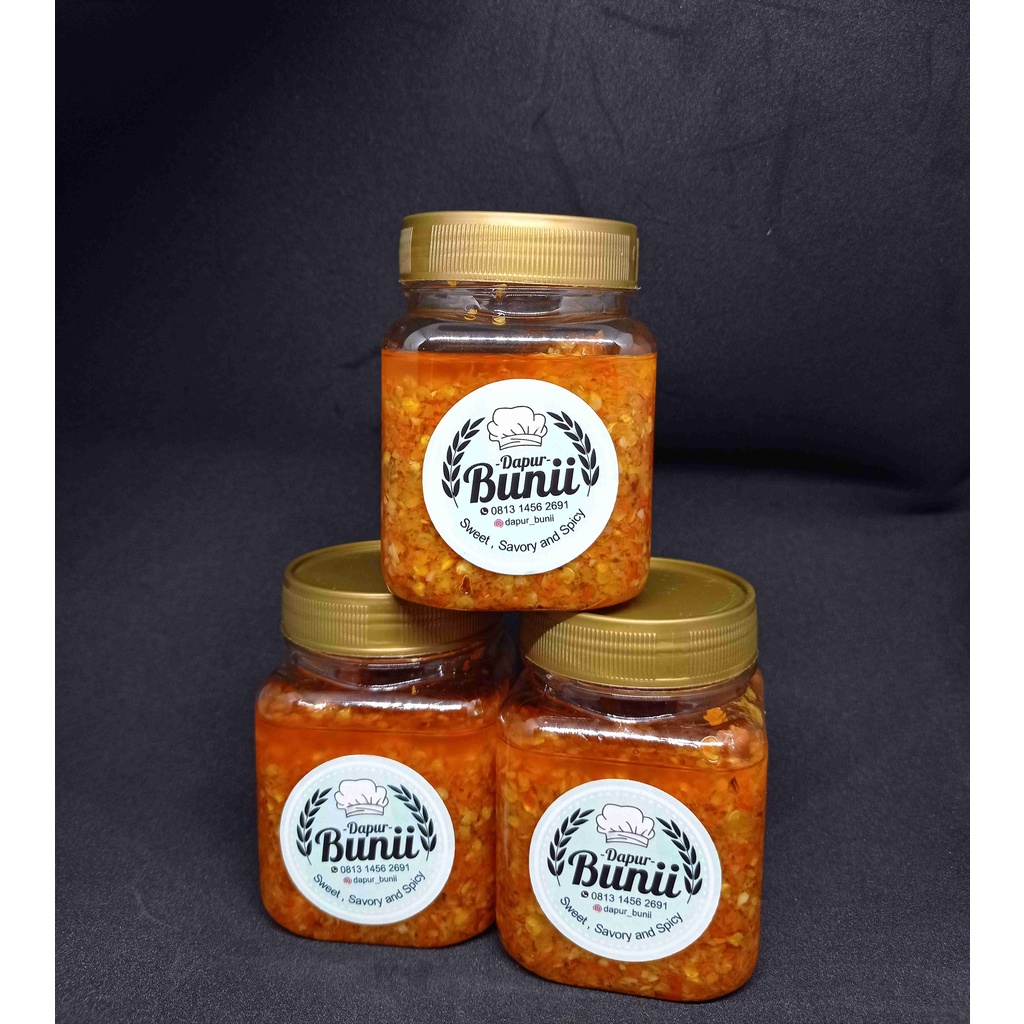 

Sambal Bawang Ekstra Pedas 180 Gr | Dapur Bunii