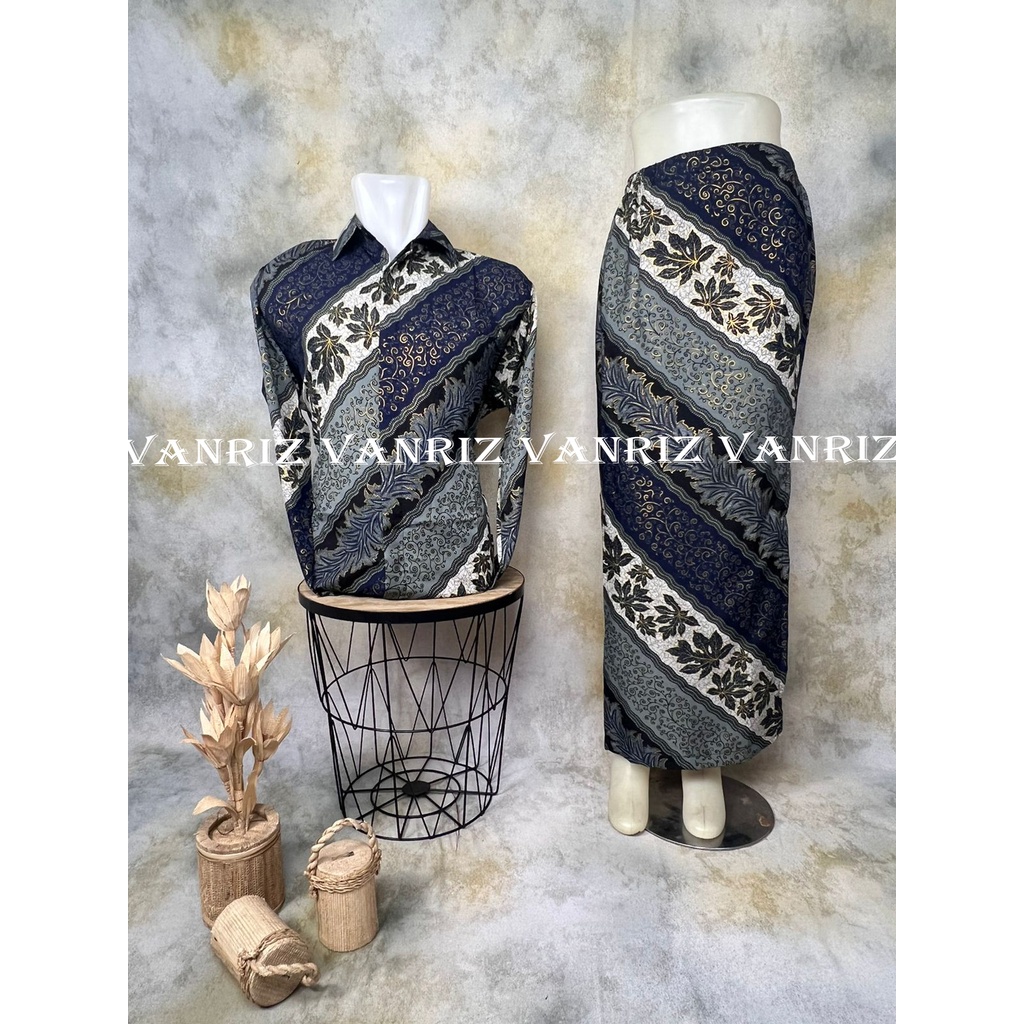 Vanriz Kebaya-Kemeja Batik Couple Rok Span