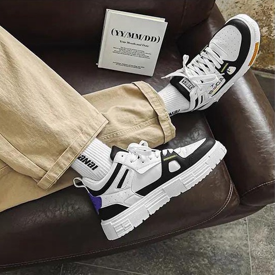 TBIG [COD] Sepatu Sneakers Pria HTCARF Sepatu Import Pria Sekolah Kuliah Kerja