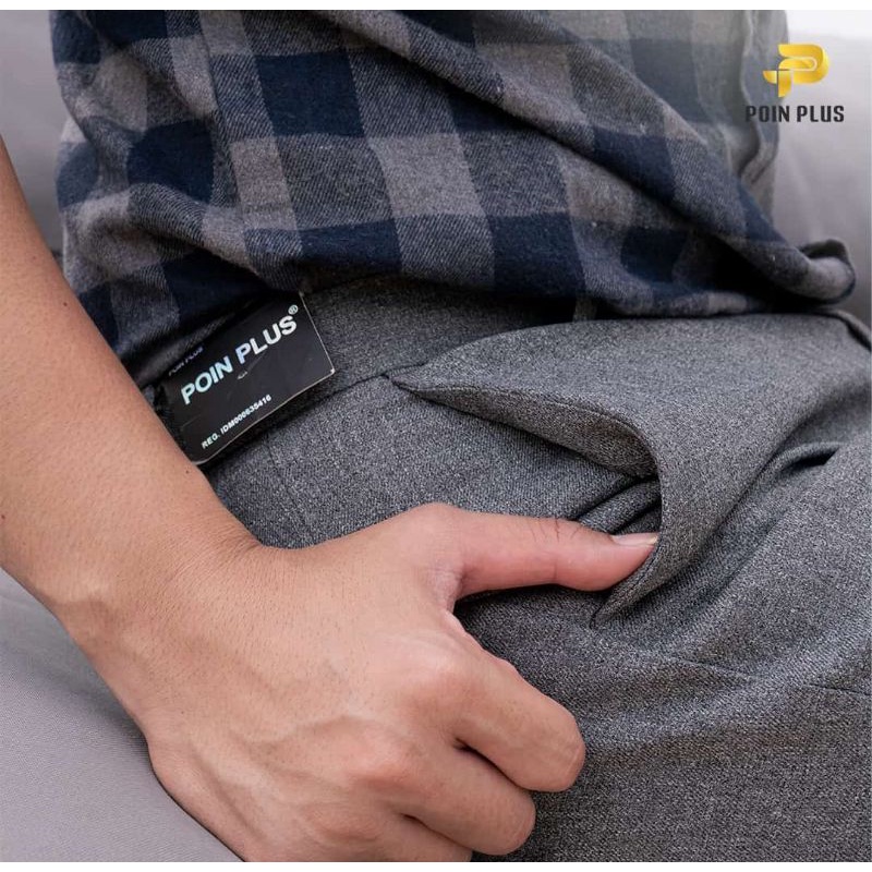 Poin Plus Slimfit Celana Formal Kantoran Pria