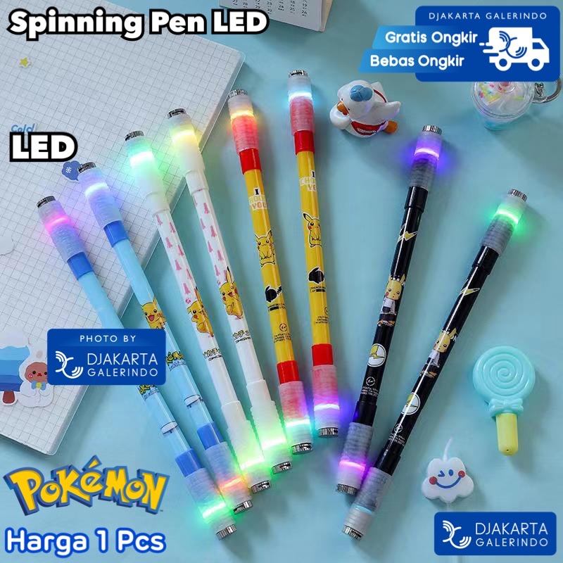 Spinning Pen Led Pulpen Spinner LED Viral Fidget Spinner Pen Anti Slip