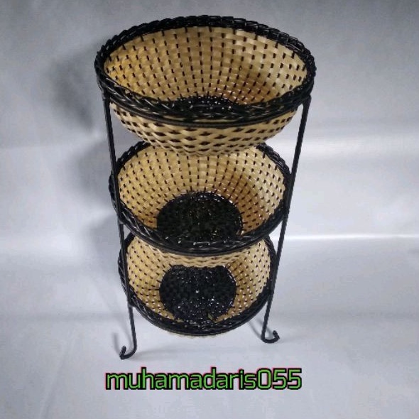 RAK BUMBU DAPUR / RAK BAWANG SUSUN 3 /  RAK SERBGUNA