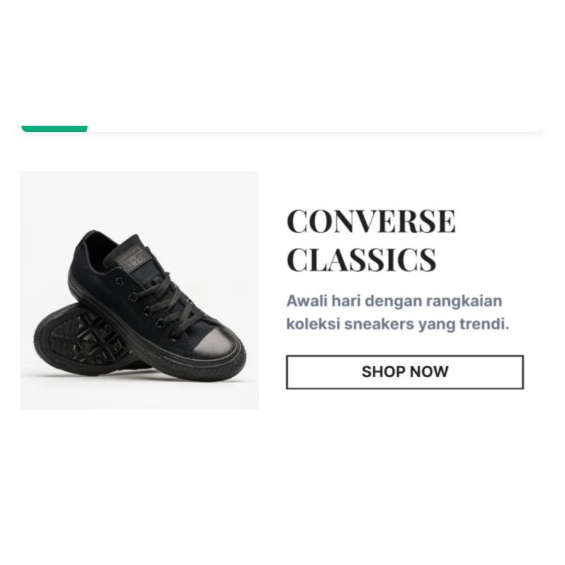 Sepatu Sneakers Allstar Hitam polos Sepatu Hitam polos convers all star