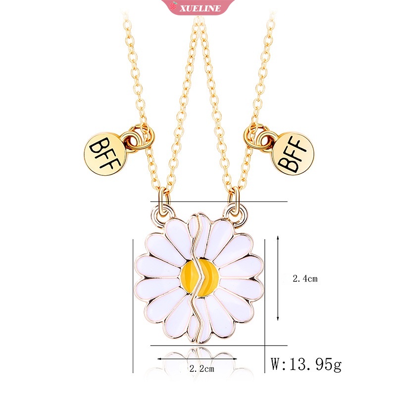 Vintage Perhiasan Mempesona daisy Panjang Liontin Kalung Wanita bohemian Perhiasan Dasi fashion Bunga statement necklace [ZXL]