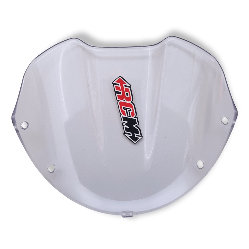 VISOR KACA MIKA WINSHIELD WINDSHIELD SMOKE HITAM BENING 125Z 125ZR PNP FIZR F1ZR FIZ BEAT JUPITER