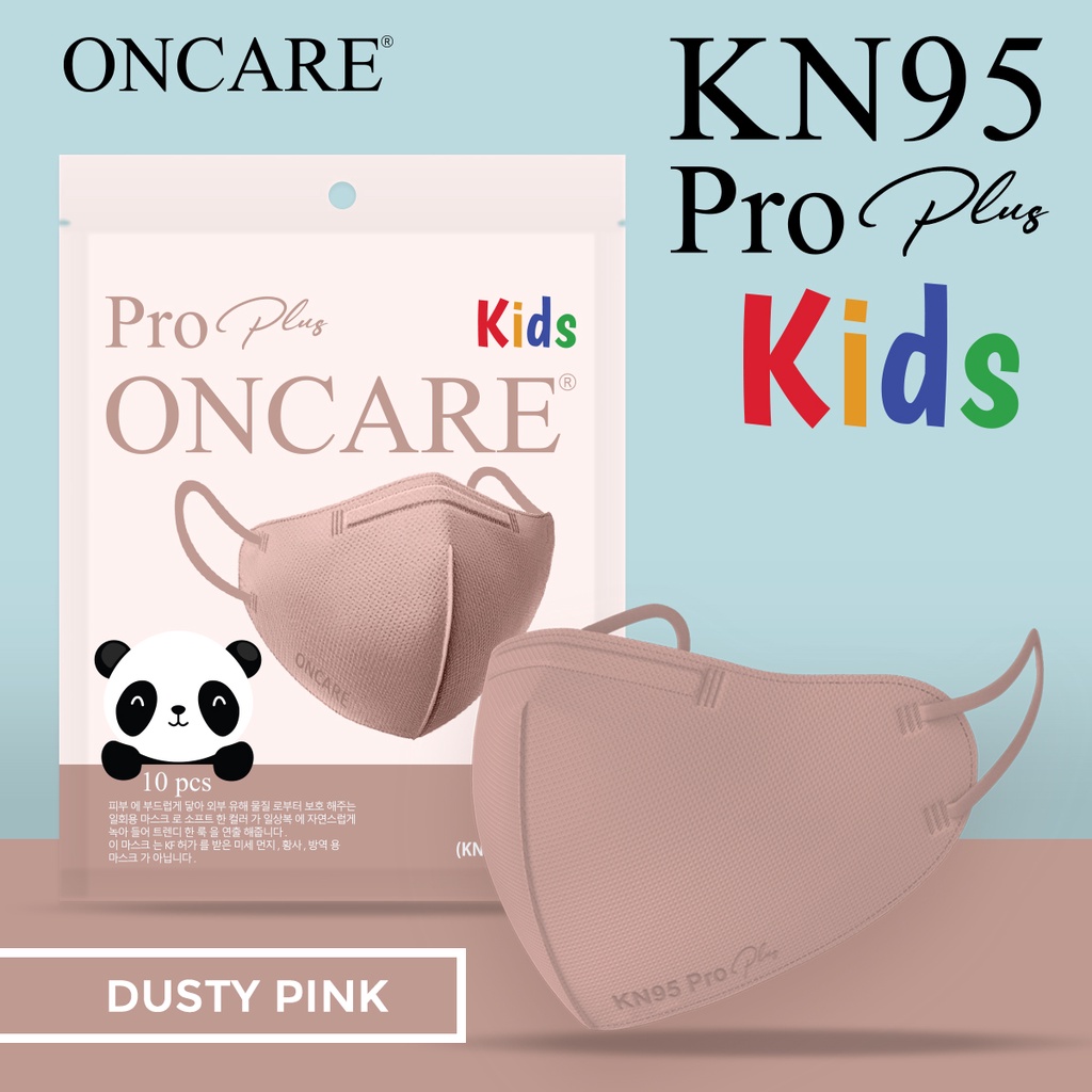 Masker KN95 Pro Plus 5 Ply Duckbill ANAK ONCARE Model Korea