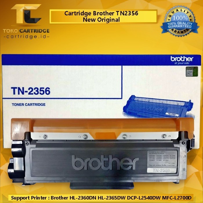 Cartridge Toner Original TN2356 TN2306 Untuk HL L2360DN HL L2365DW DCP L2540DW