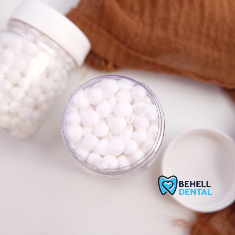 DENTAL COTTON PALLET KAPAS TAMBAL GIGI BERLUBANG - KAPAS ORTHO PELLET  PALET PALLET PELET . KAPAS   TAMBALAN PENAMBAL GIGI BOLONG ROLL KECIL COTON - BEHELLDENTAL