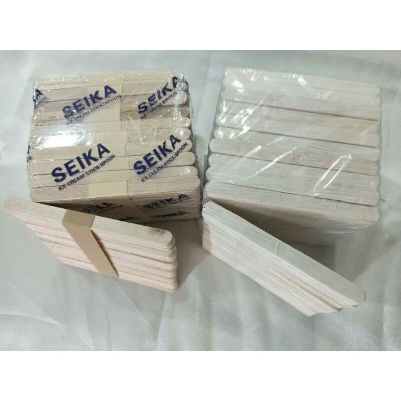 

Stick Ice Cream/ Stik Kayu Es Krim Polos Isi 50Pcs TERMURAH