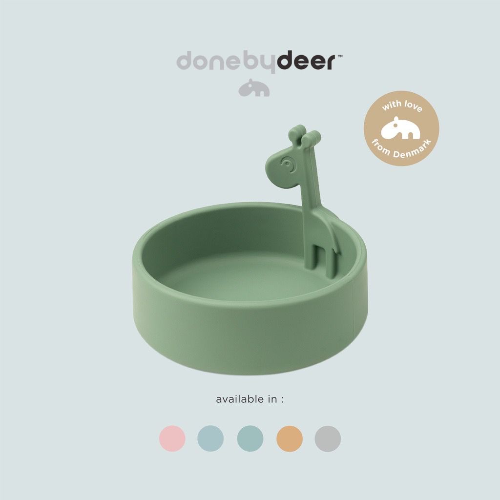 Done by Deer Peekaboo Bowl Raffi - Mangkuk Anak / Silicone Baby Bowl