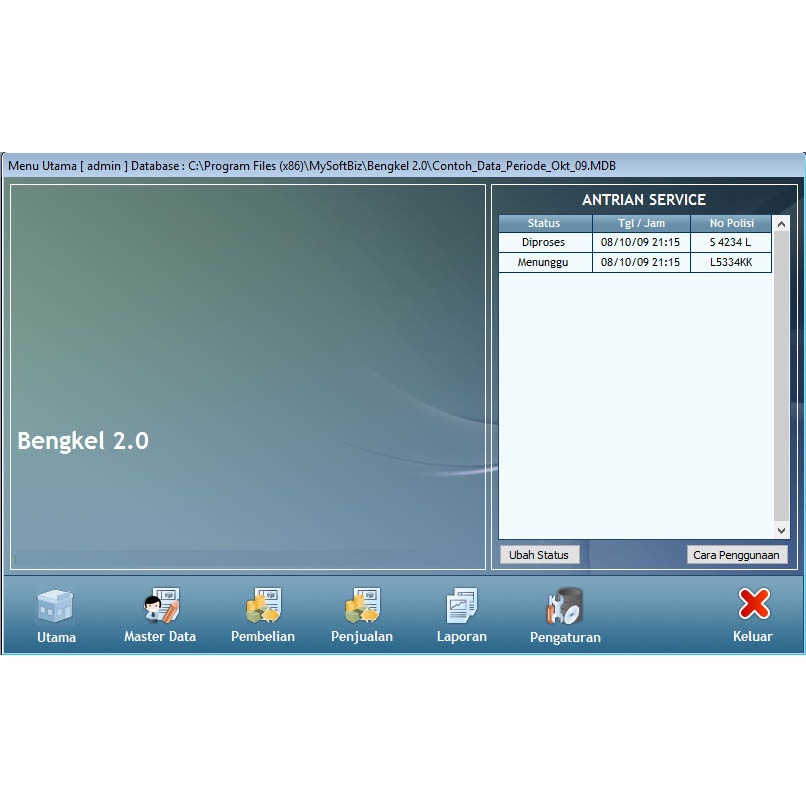 Software Penjualan Original - InspirasiBiz Program Bengkel 2.0