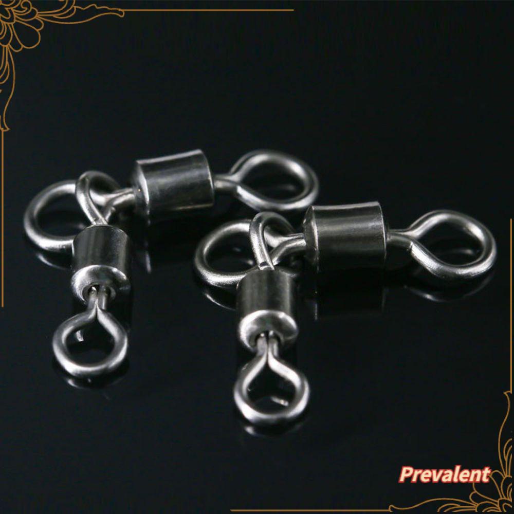 Preva 100pcs/set Memancing Putar Splitter Tahan Lama Barel Kuningan Garis Silang Kepala Kuningan