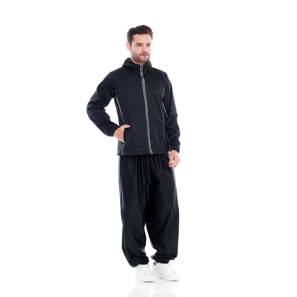 Sauna Suit Luminant | Full Body Light Reflector | Waterproof Zipper | Premium Exercise Suit