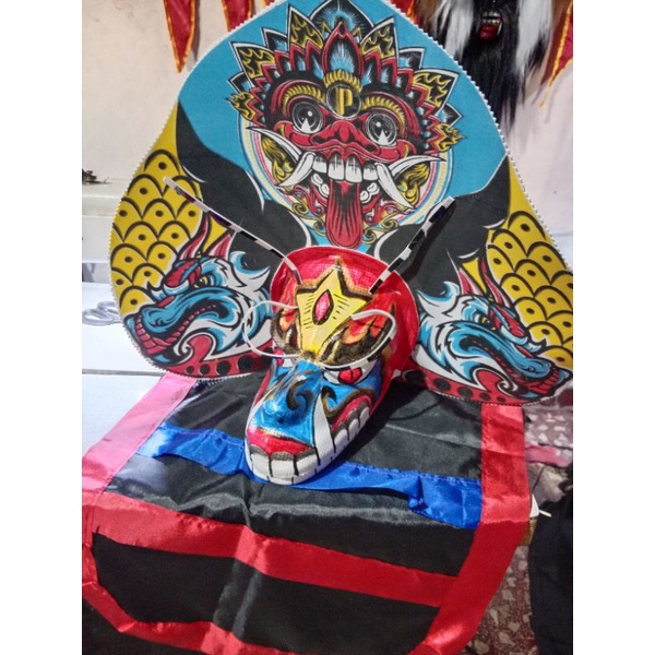 NEW Barongan devill spon kain panjang, barongan murah, barongan anak, caplokan spon