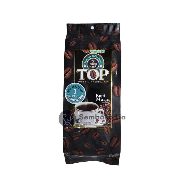 Kopi Bubuk Top Kopi Robusta Arabica 158gr / Top Robusta Arabica 158g