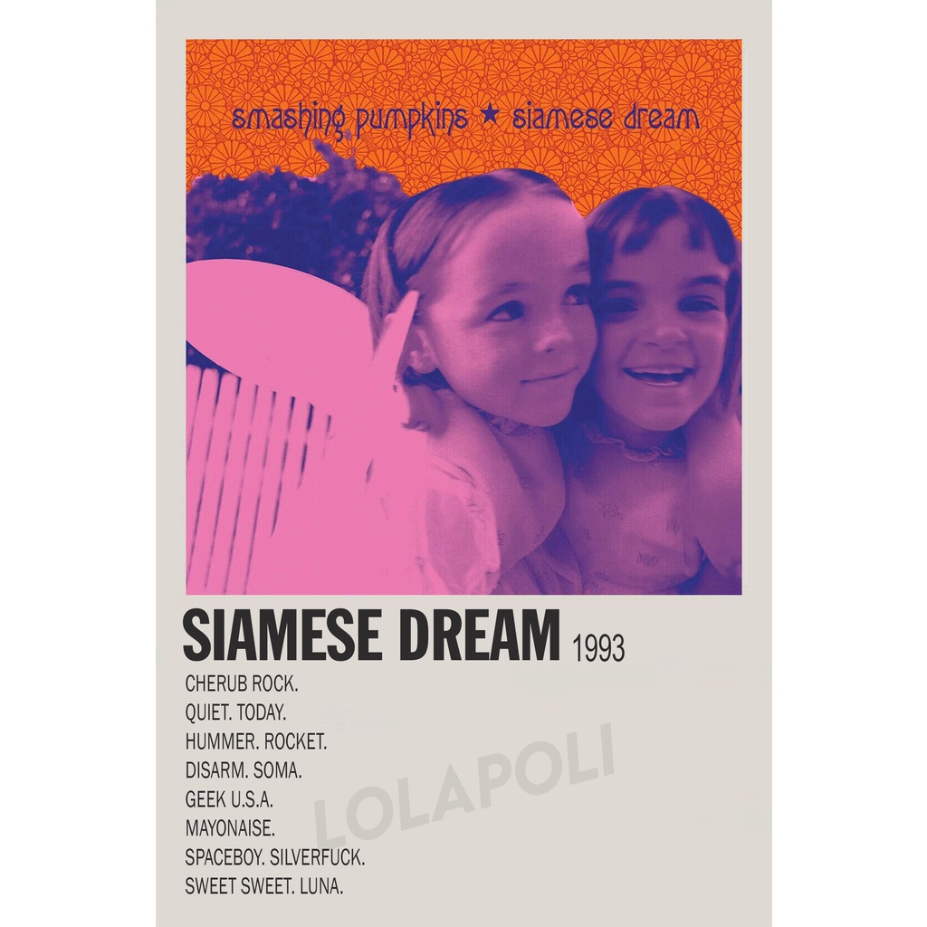 Poster Cover Album Siamese Dream - The Smashing Pumpkins