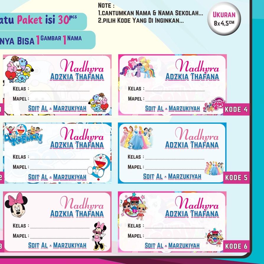 

Segera Dapatkan STIKER BUKU STIKER MATA PELAJARAN/STIKER MAPEL WF6.