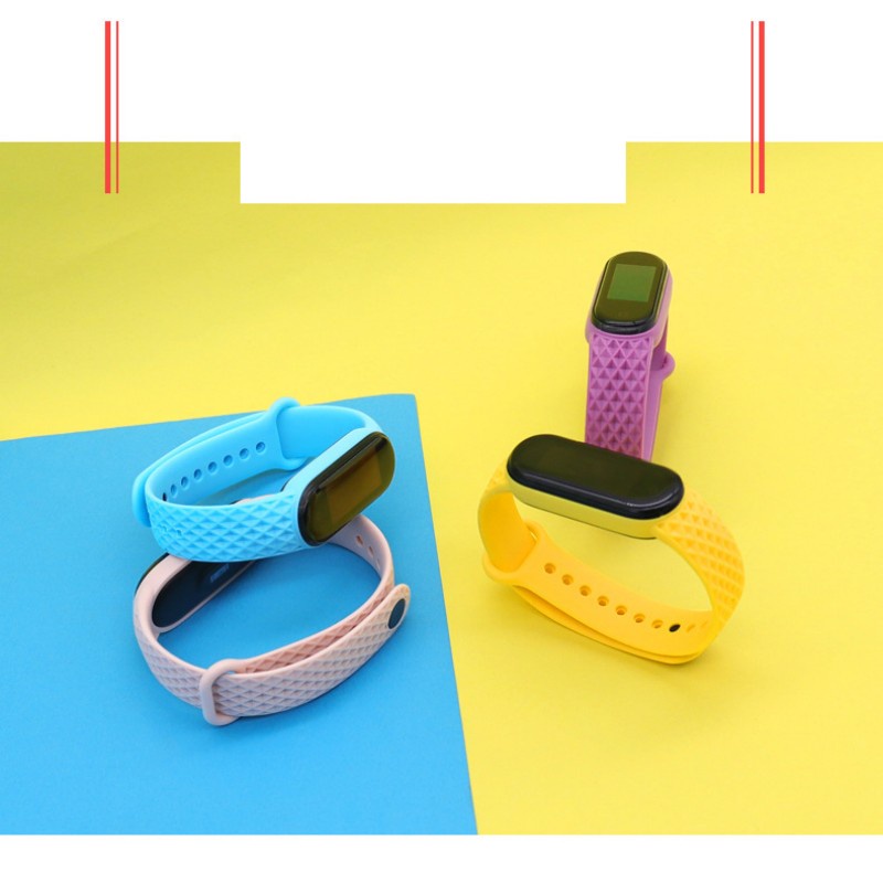 Strap Mi Band 6 / Strap Mi Band 5  Tali Pengganti Model Belah Ketupat untuk Xiaomi Mi Band 3/4/5/6