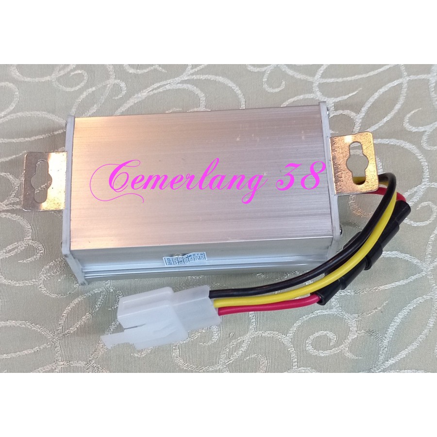 Inverter Converter Step Down 3 cable DC 30-75V TO DC 12V 10A PII