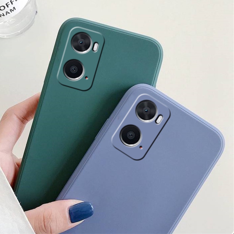 Soft Case Oppo A36 / A76 4G / A96 4G Liquid Silikon Candy Macaron Bludru