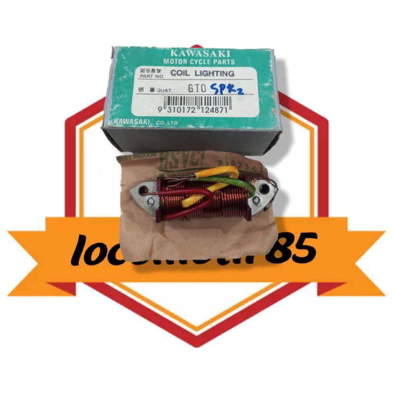 sepul spul spull sepull spool lampu coil lighting kawasaki Binter GTO