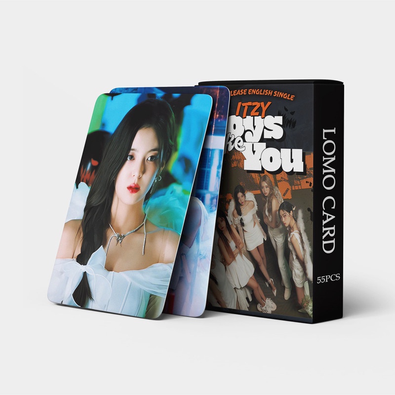 55pcs /box ITZY Photocards Boys Like You LOMO Card Postcard Kartu Koleksi In Stock New Arrival LY