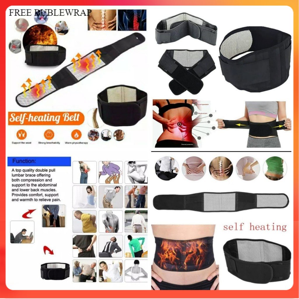 Sabuk Korset Terapi Magnetik Magnet Alat Kesehatan Pemanas Pinggang Punggung