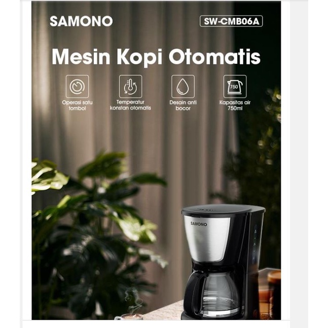 Coffee Maker Mesin Kopi Otomatis 750Ml